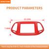 High-quality Navigation GPS Panel Trim Dashboard Console Decoration Ring for Jeep Compass 8.4 Inch Screen  2017-2020