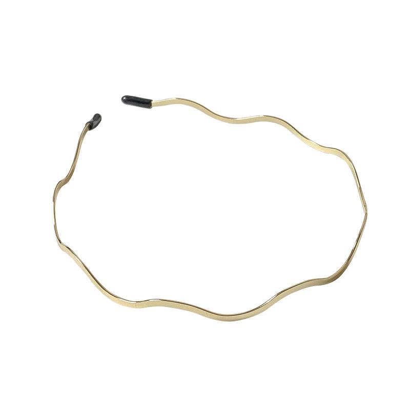 Dámská minimalistická kovová tenká obruč do vlasů