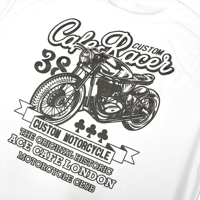 ACE CAFE DRY T-Shirt "Cafe Racer" White/XL