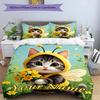 3PC Custom Name Friend Bedding Set Duvet Cover Closure Includes 1 Duvet Cover & 2 Pillowcases for Bedroom