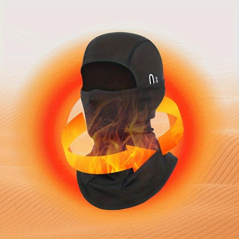 1PC Men's and Women's Winter Warm Cycling Skiing Headgear Cycling Fleece Cap Helmet Lined Full Face Cold Mask Outdoor Face Covering Scarf