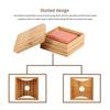 Bamboo Soap Box Convenient Lightweight Tray Holder Storage Rack Container Handcraft Bathtub Soap Dish Home