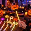 Ghost Halloween LED Glowing Stick Pumpkin Light Up Wand Party Light Stick  Party Photography