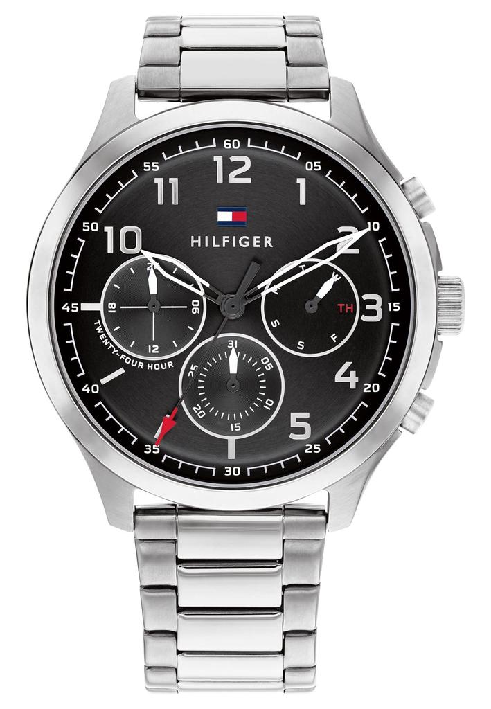 Tommy Hilfiger ASHER 1791852 Black Stainless Steel Quartz Watch Men's [Used]