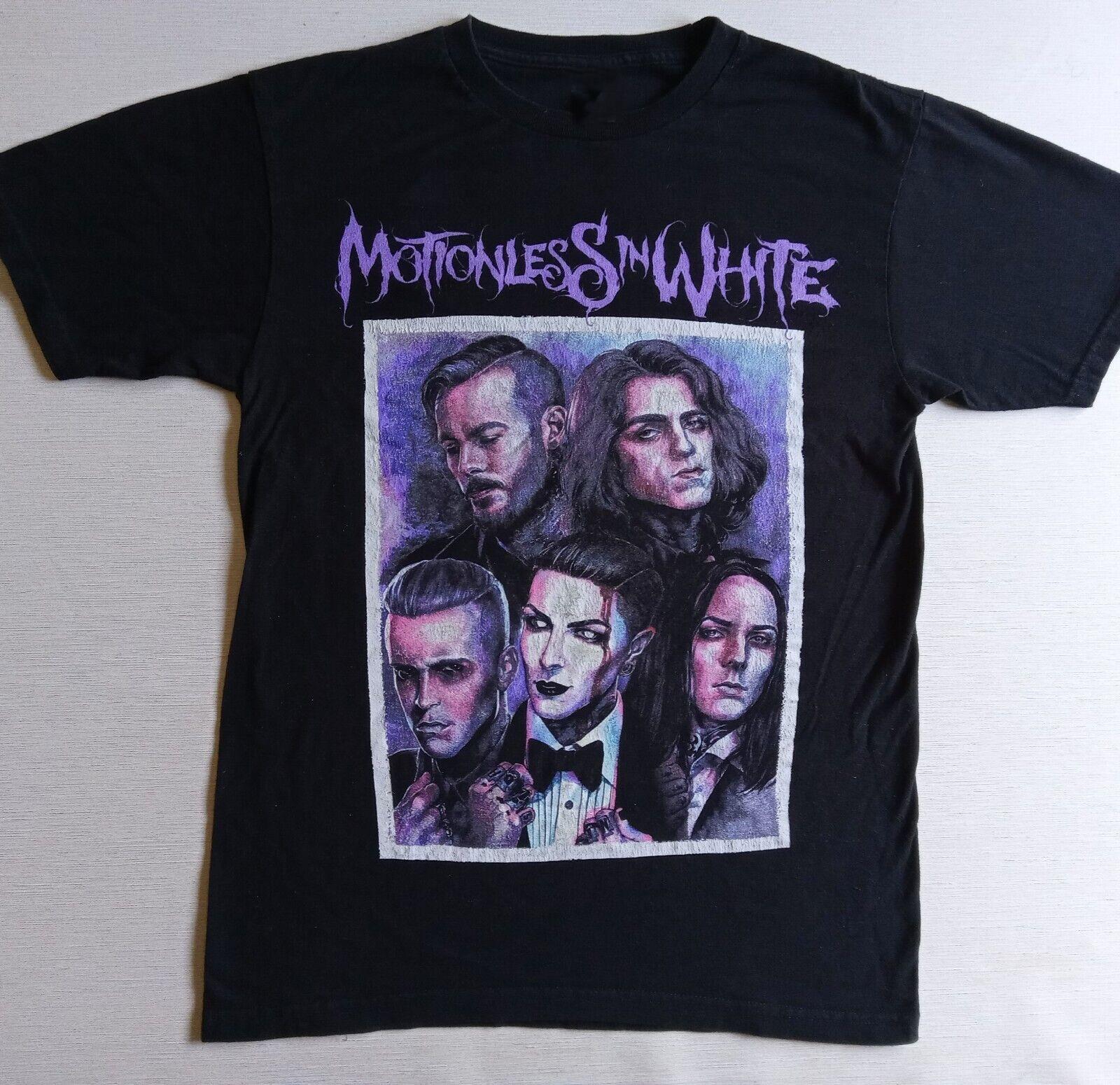 Motionless In White Music Concert Black T-Shirt Cotton S-5XL XXXXL