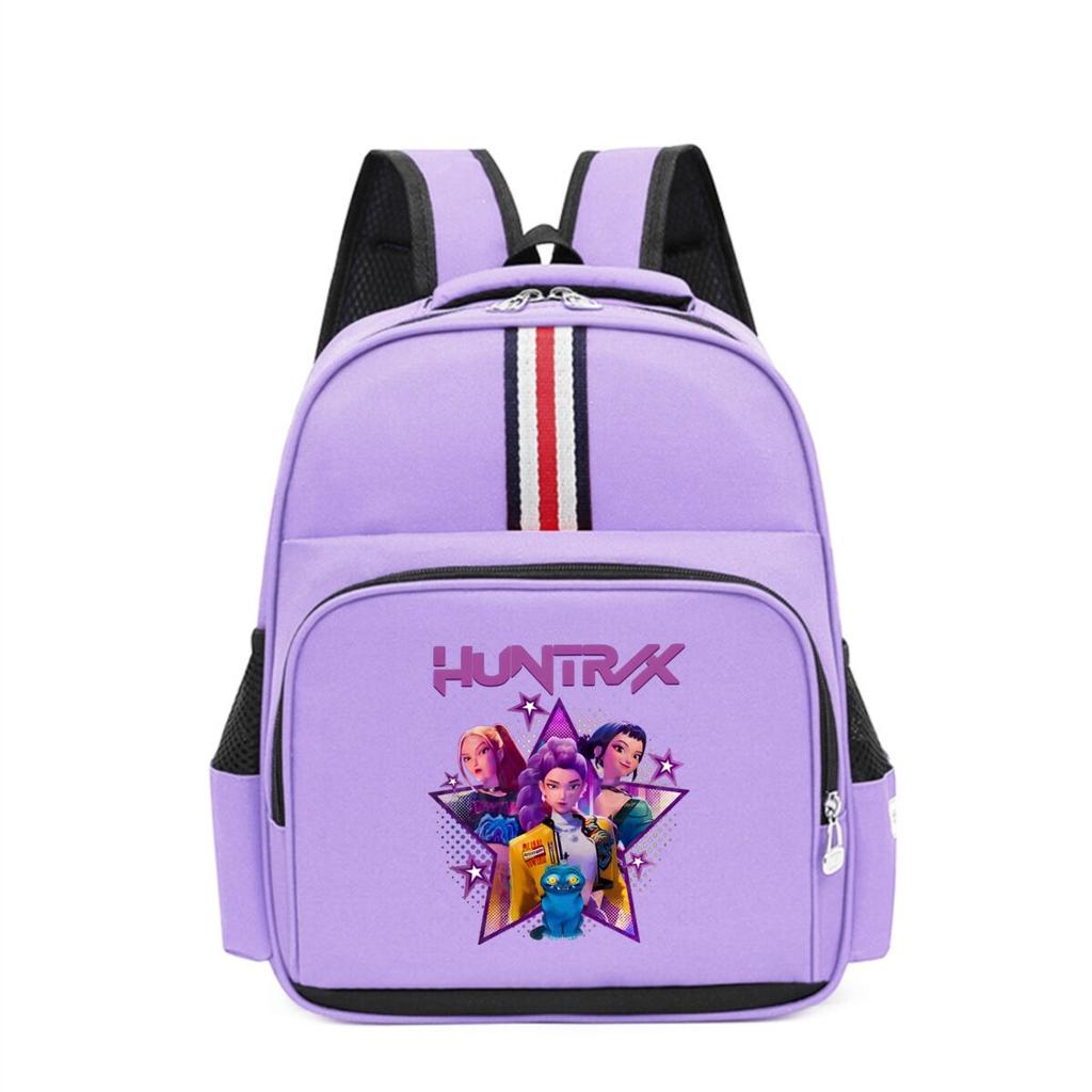 Trend Dämonenjäger Mädchengruppe Rucksack Akademie-Stil Herren und Damen Vielseitig Grund- und Sekundarschüler Großes Fassungsvermögen Schultasche