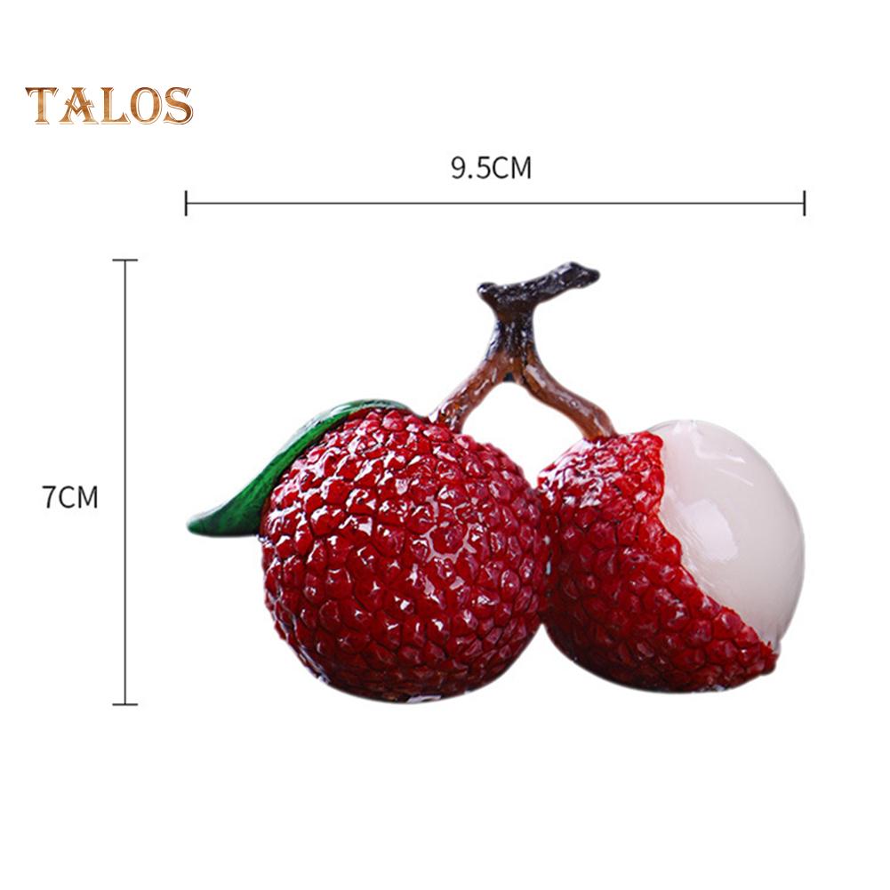 FLH Resin Změna barvy Litchi Tea Pet Home Table Odbarvování Příslušenství Dekorace
