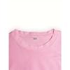 European sizes Girls' Round Neck T-Shirt, a Casual And Stylish Print Top