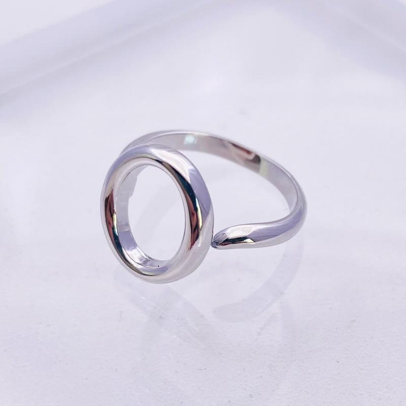 

Ring open ring women s rings cold wind plated 18k gold jewelry fashion Opening adjustable срібний