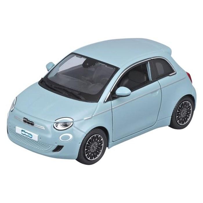 Bburago Fiat 500e (2003) 1/24 Scale Light Blue BUR21110BL