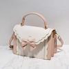[JIANGBOMEI] 2-Way Shoulder BagHandbagPochette Bag with Ribbon, Elegant Small Crossbody Bag for Lolita, Student, and Cosplay, Popular and Stylish PU