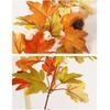 Thanksgiving Autumn Maple Leaf Decoration Accessories Halloween Pumpkin Pine Cone Decor Props Simulation Leaf Cuttings