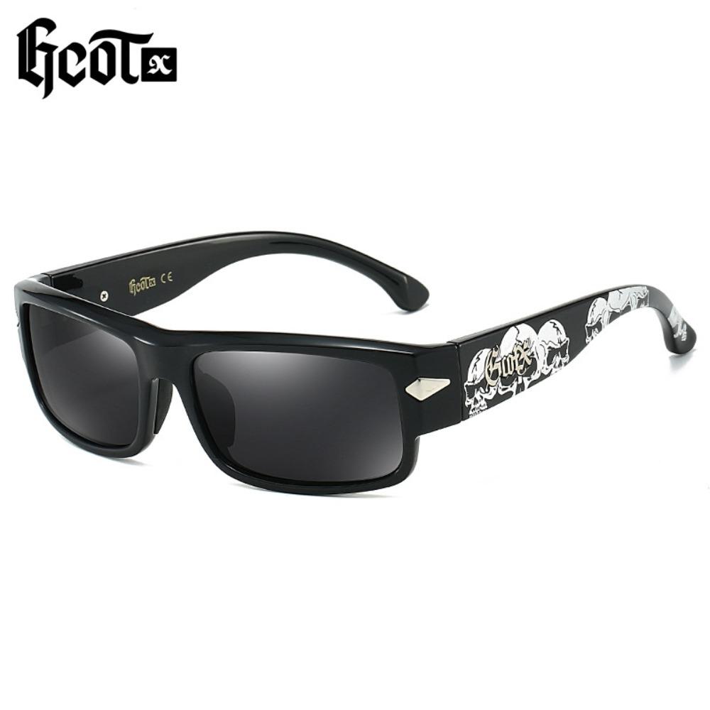 GCOTX Moda Urbana Chicano Hip Hop Occhiali da Sole Polarizzati West Coast Biker Estate