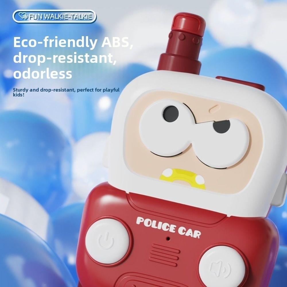 2Pcs Car Styling Portable Wireless Walkie-Talkies Cartoon Parent-child Intercom Machine  Boy/Girl