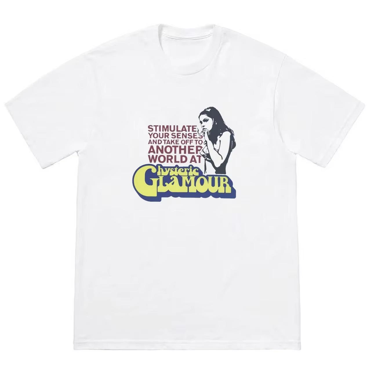 

Hysteric Glamour Super Sweet Times TShirt 2026 Summer Unisex Women Vintage Girl Graphic Tee Retro Pop Art Print Casual Top Tshirt 4XL