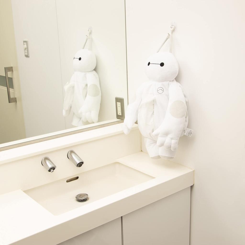 MORIPiLO Disney Tissue Case Hanging Wall Mounted Tissue Box 40cm Soft to the touch Cute Car Goods Stuffed Toy Paper Holder White Character Morishita