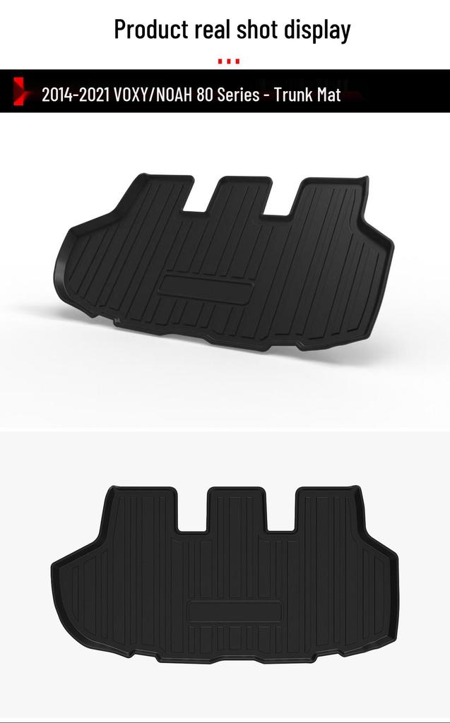 Noah VOXY 80/90 Series Trunk Mat - Waterproof, Wear-Resistant, Dustproof, Easy-Clean TPE
