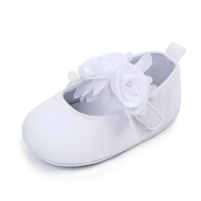 Babyschuhe Lauflernschuhe Blumenmuster Stoff Baumwollschuh Unisex Rutschfest Atmungsaktiv Weiche Sohle Kleinkind Krabbelschuh 0-18M