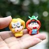 16pcs Crayon Shin Chan Fruit Shape Design Model Ornament Set For Kids And Teens