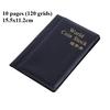 250 Coins Storage Book Commemorative Coin Collection Album Holders Collection Volume PU Leather Folder Hold Empty Penny Pockets
