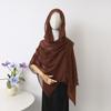 Spot Thin Solid Color Polyester Cotton Monochrome Sprinkled Gold Small Sequins Scarf Women'S Bag Headscarf Shawl Xiyin