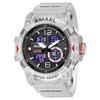 Sport Watch Military Wristwatch for Men Alarm Stopwatch LED Digital Back Light Dual Time Display Waterproof Watch Men 8007