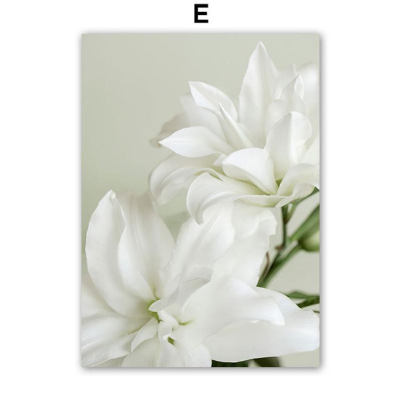 Forest Flower Birds Leaves Abstract Landscape Posters & Prints Wall Art Canvas Painting Pictures For Living Room Hotel Bar Decor