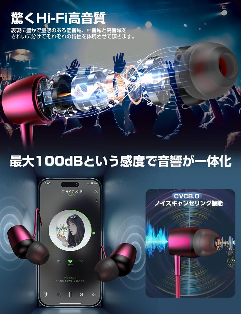 New 2025 Neckband Earphones with Adjustable Length and Bluetooth 40 Hours of Bluetooth CVC Noise Fast Sports Earphones with Magnetic Automatic Volume