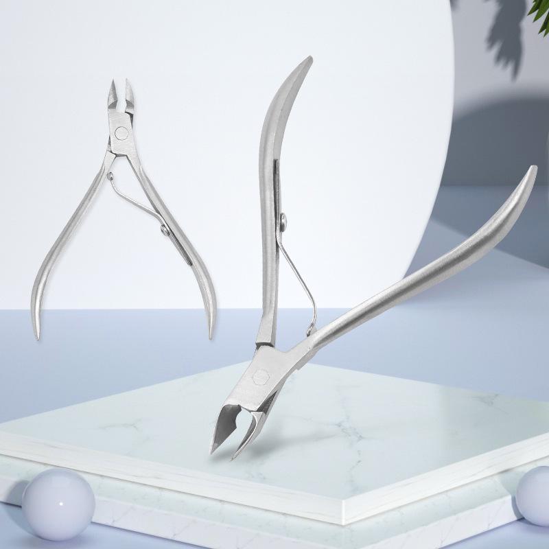Stainless Steel Cuticle Nipper & Ingrown Nail Clipper - Double Fork Eagle Beak Design