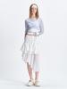 TUOMIO Sheer Twisted Top [Blue]