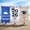 2026 Graduation Season Towel Beach Shower Bath Travel Lightweight Skin Friendly for Pool Camping Cruise Summer