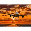 Sunset Aviation Airplane Canvas Painting  Poster Picture Wall Art HD Print Pictures No Framed Pilot Room Decoration Cuadros