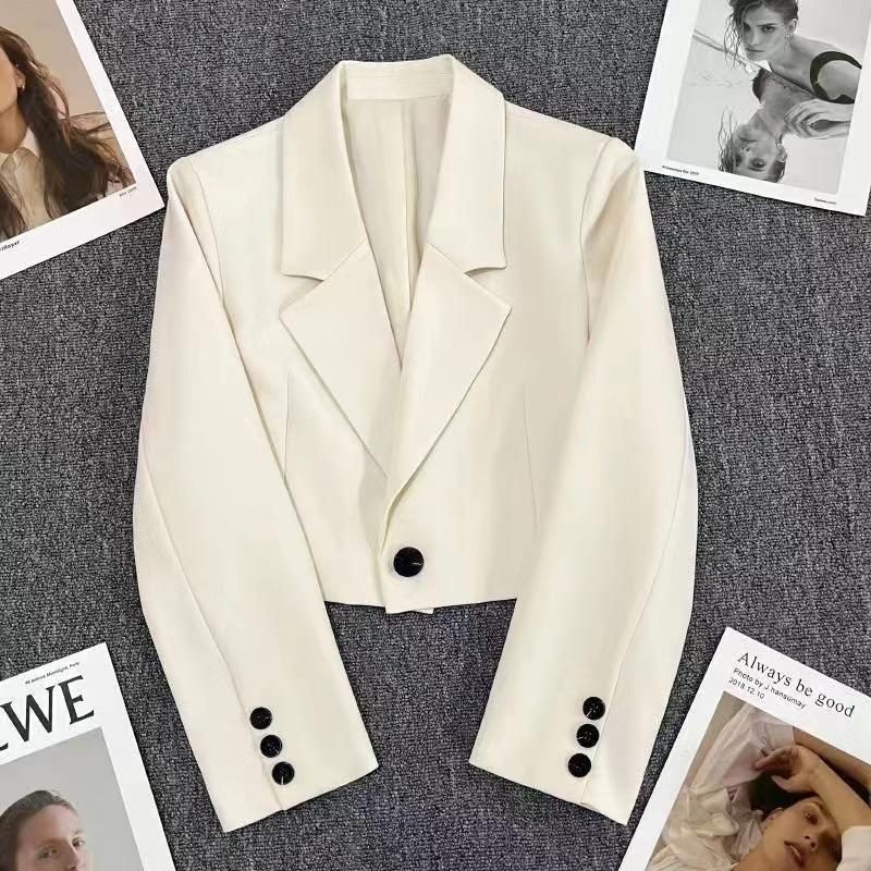 Short Blazer Women's Spring and Autumn New Small High-end Design Versatile Suit Jacket