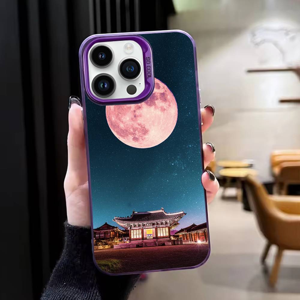 

South Korea S-SEOUL TravelS Phone Case For iPhone 17,16,15,14,13,12,11,Mini,Pro,E,SE4,XS,MAX Purple Candy Matte Cover iPhone12mini
