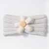 New Baby Knitted Headband Cute Solid Color Baby Fontanelle Wool Headscarf Children's Jewelry Autumn and Winter