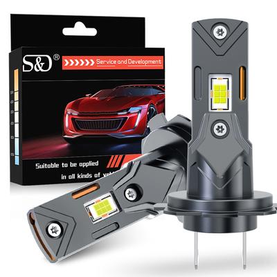 2 szt. 25000LM H4 H7 Żarówki LED do reflektorów 1:1 Mini Canbus H3 H11 H8 Lampa LED 70W CSP do Reflektora Samochodowego Bez Wentylatora Światło DRL Auto Światła Przeciwmgielne 12V 6500K Białe