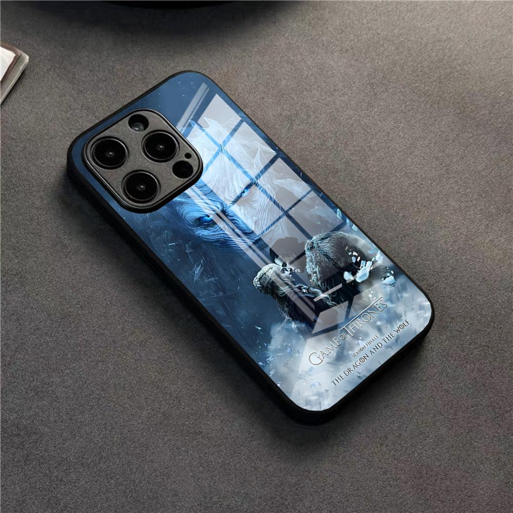 G-Game TV Of T-Thrones Phone Case For IPhone 17 16 Pro 15 Pro Max 14 13 12 11 X XR XS Max Plus SE Glass Cover
