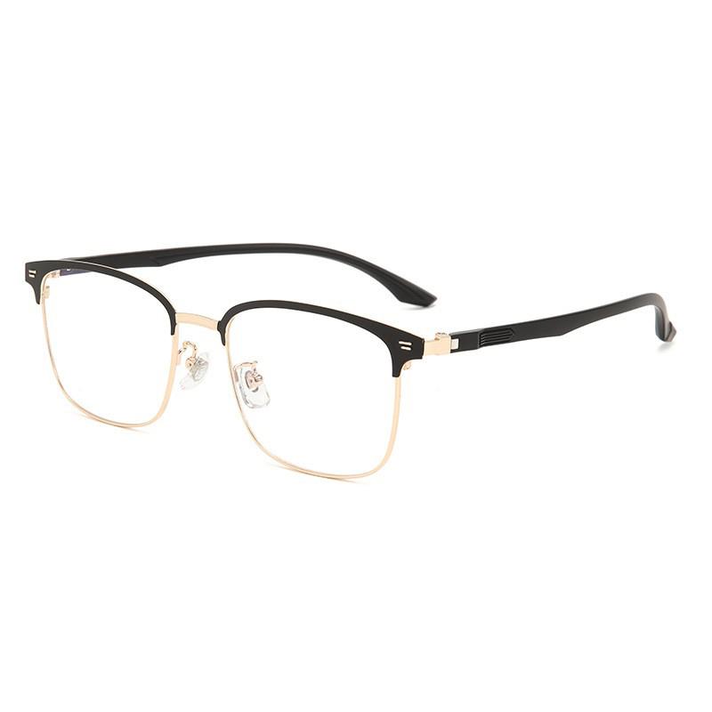 

Business-style Anti-blue Light Glasses - Same Style For Both Men And Women. Fashionable Metal Retro Luxurious Design Glasses3312 золотой