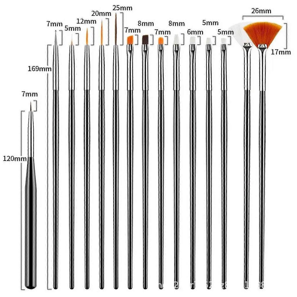 15pcs/lot Fondant Cake Painting Brush Icing Pastry Brushes Cake Decorating Tools Baking Accessories Fondant Cake Carving Pen