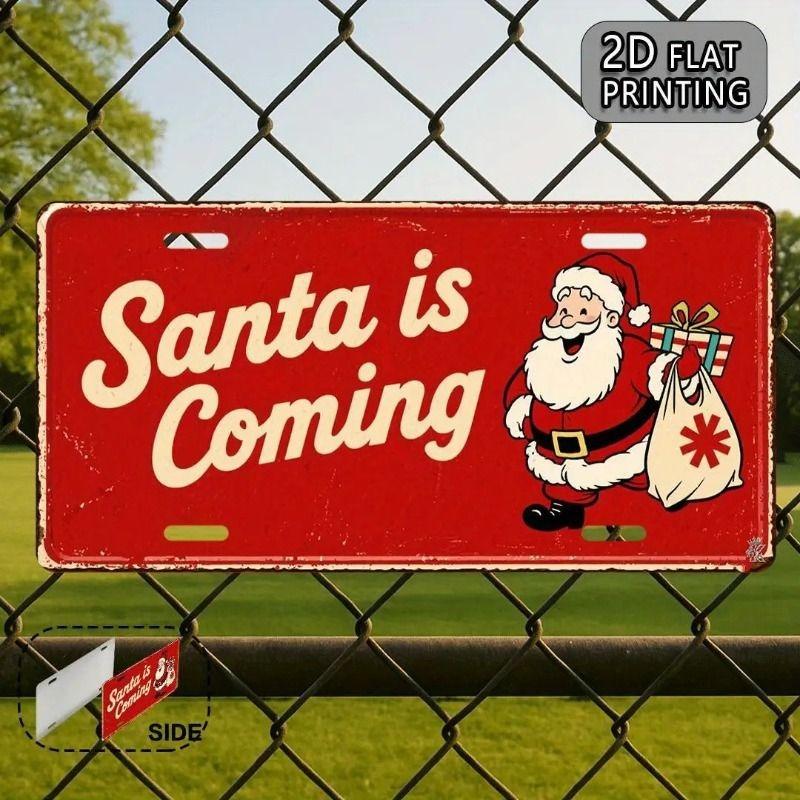 Souvenir Metal License Plate, Custom Auto Sign 15x30cm
