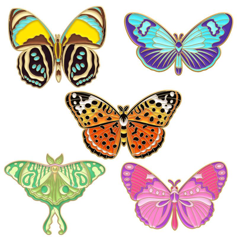 Charming Butterfly Brooch Metal Pin Decorative Accessory For Men And Women Spring 2023