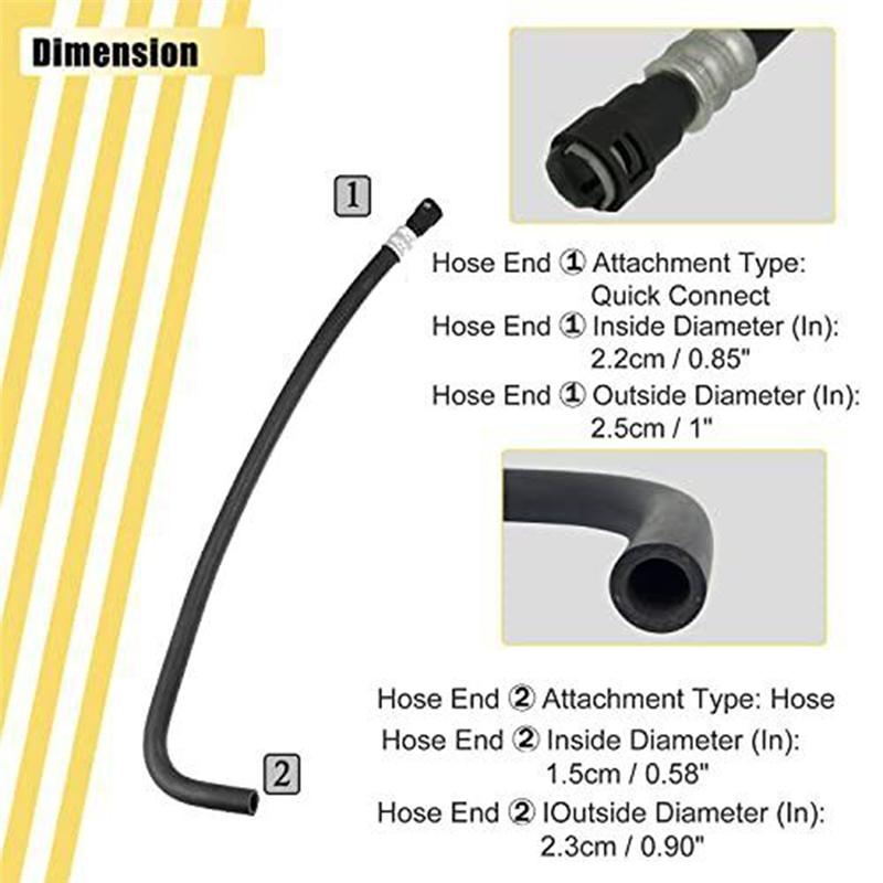 A51K-15145587 Rubber Hose Low Pressure Hose Heater Hose Cooling Water Hose Automotive Supplies For General GM