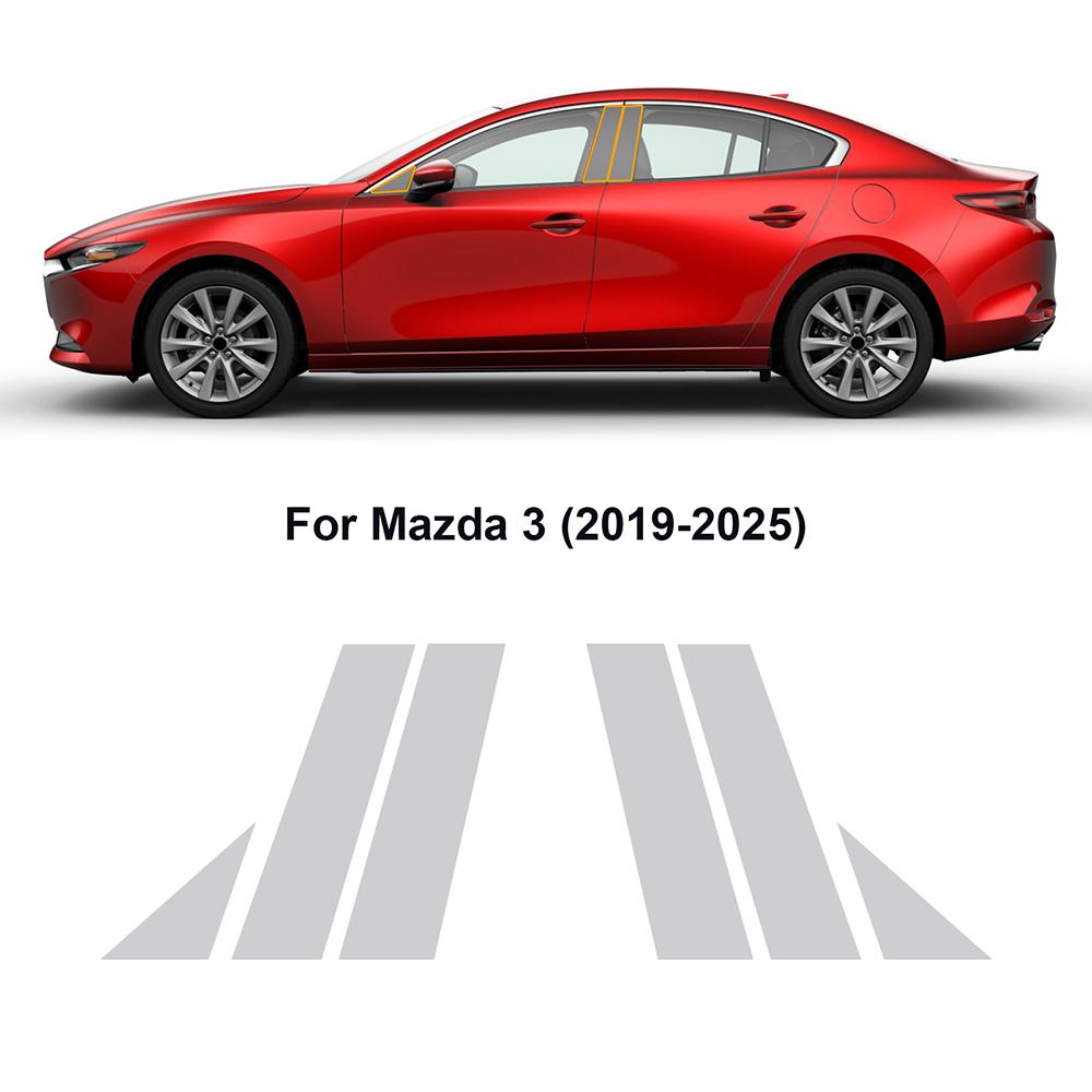 TPU Car Headlight Protective Film For Mazda 3 6 Atenza 2018 2019-2026 Transport & Smoke Anti-Scratch Auto External Accessories