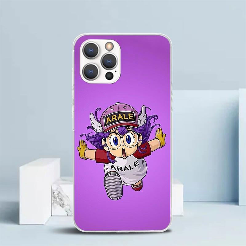 Dr Slump Arale Anime Phone Case For IPhone 16 17 Air 16E 15 14 Plus 13 Mini 12 11 Pro Max 7 8 + SE 2020 Soft TPU Back Cover 16 1