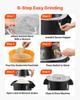 Electric Grain Mill Grinder, 600W High Power Commercial Spice Grinder, 53L Pulverizer Powder Machine with Galvanized Sharp Blades, for Dry Grains,
