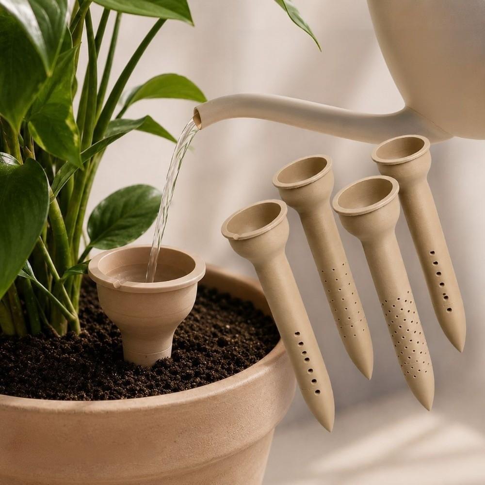 4pcs Wear-resistant Self Watering Spikes Automatic Plant Drip Irrigation Device Flower Pot