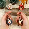 Christmas Decorations Wool Felt Cartoon Deer Pendant Creative New Elk Pendant Christmas Tree Pendant Gift