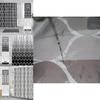 Simplistic Waterproof Shower Curtain Made Of Thick Polyester Cloth For Bathroom Decor And Hygiene
