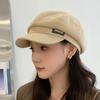 Spring and Autumn New Retro Octagonal Hat Women's Fashion Japanese and Korean British Face Small Newsboy Hat Internet Celebrity Painter Beret