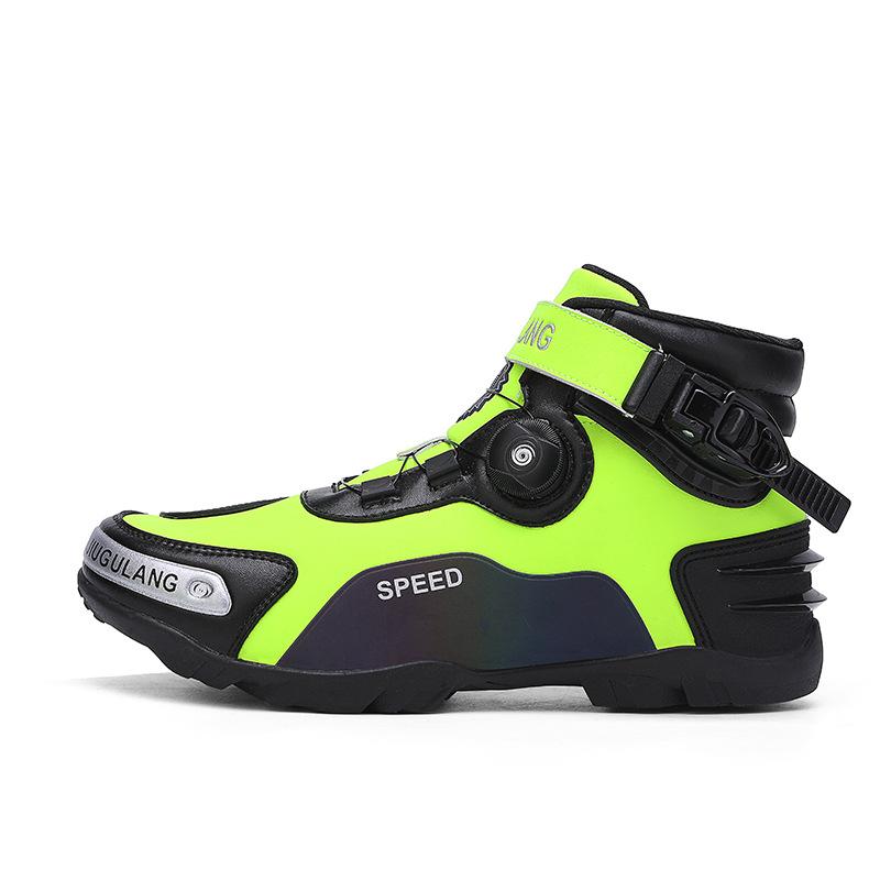 

Мотоциклетная обувь Мотоциклетная обувь для верховой езды Мужской Knight Four Внедорожные мотоциклетные ботинки Гоночные короткие ботинки Four Мотоциклетное снаряжение 43 зелёный